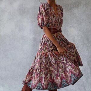 Anthropologie Multicolor Maxi Dress